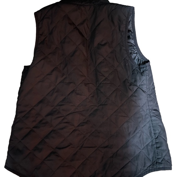 Old Navy black zip-up vest, size s - Picture 2 of 3